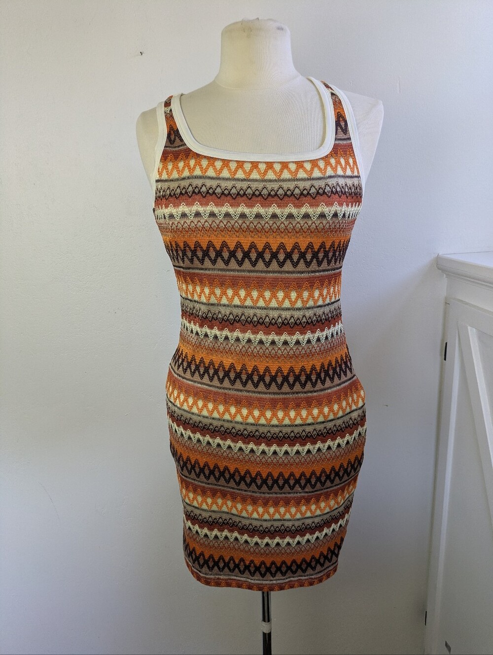 Bodycon Boho Geometric Dress Medium